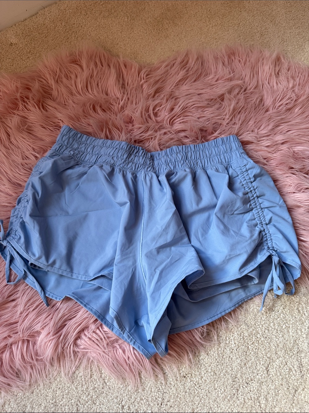 Aerie offline Light Blue Women's Drawstring Athletic Shorts size medium